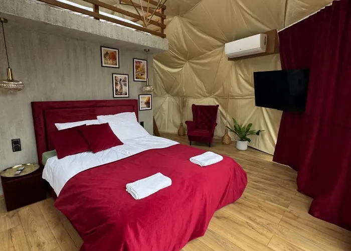 Luksusowy namiot Glamping La Bella Suntago Aleksandria (Zyrardow)